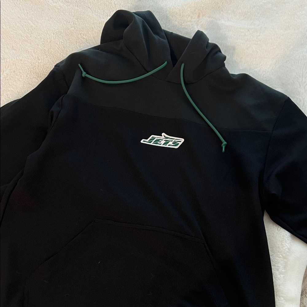 Nike Black Hoodie with Green Accents